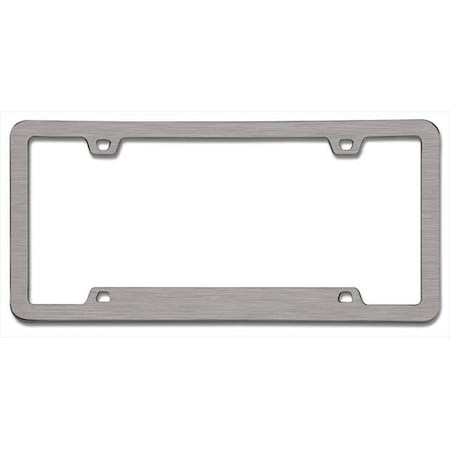 Cruiser Accessories Cruiser Accessories 15190 Neo Sport License Plate Frame; Brushed Nickel 15190